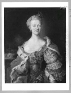 Portrait of a princess by Martin Van Meytens