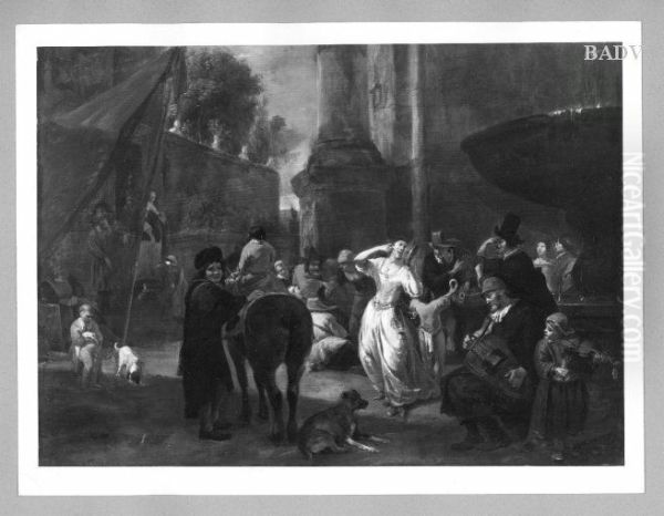 Scene in an Italian street - view 1