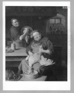 In der Klosterkuche by Eduard Von Grutzner