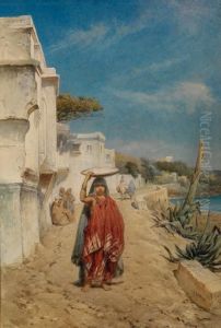 Fiere Jeune Fille A Larobe Rouge