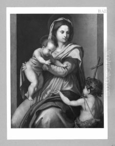 Maria, Jesus und Johannes by Andrea Del Sarto