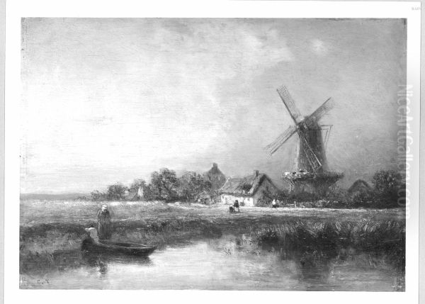 Landscape with mill - view 1