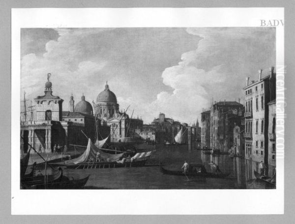 Ansicht des Canale Grande mit S. Maria della Salute - view 1