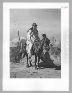 Ungarischer Bauer zu Pferd by August von Pettenkofen