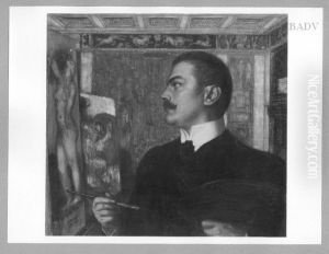 Selbstbildnis by Franz Stuck