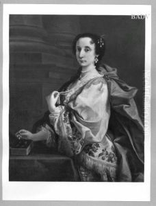 Portrait of a Venetian lady by Alessandro Longhi