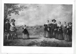 Hollandisches Familienbild in einer Landschaft by Aelbert Cuyp