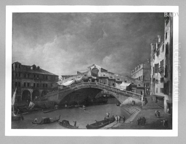 View of the Rialto in Venice - view 1
