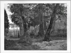 part of the garden of Villa d'Este part of the garden of Villa d'Este