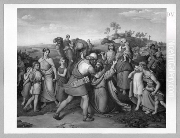 Begegnung von Jakob und Esau - view 1