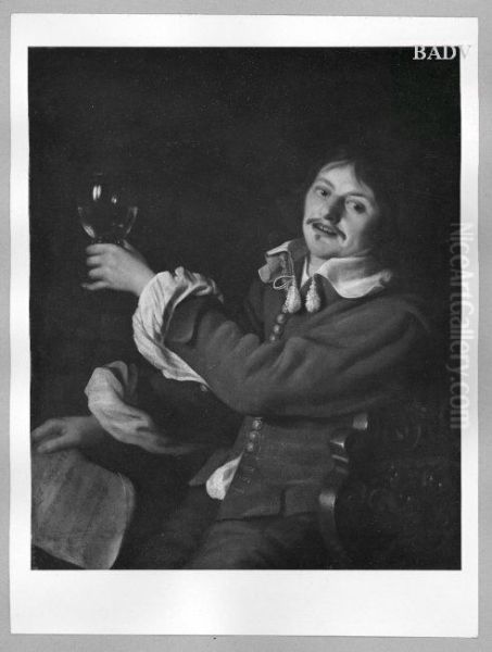 musician with a wine-glass - view 1