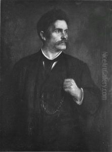 Portr. of ?Georg Hirth? by Lenbach Franz Von