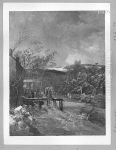 Water - mill at a brook Water - mill at a brook