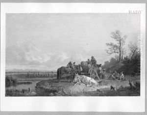 Kartoffelernte by Heinrich Burkel