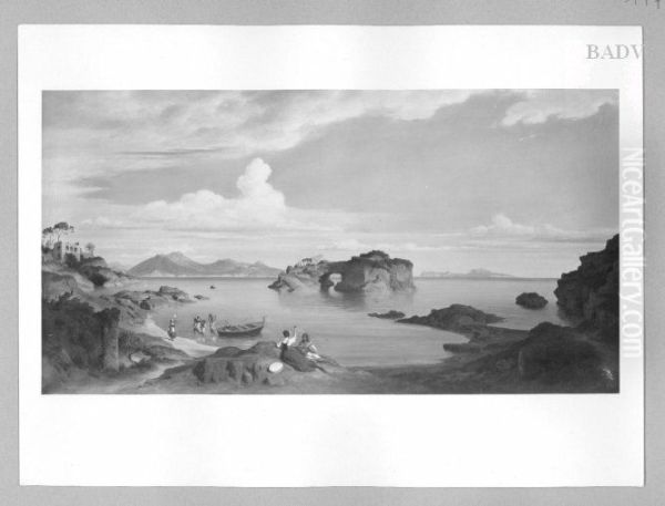 Landscape with the "Rock of Vergil" - view 1