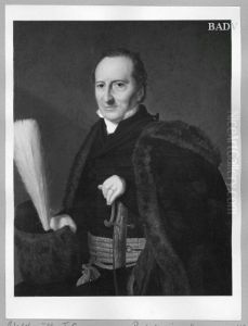 Portr. of a gentleman with sabre by Ferdinand Georg Waldmuller