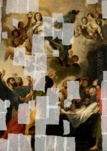 The assumption of the Virgin Mary by (studio of) Rubens, Peter Paul