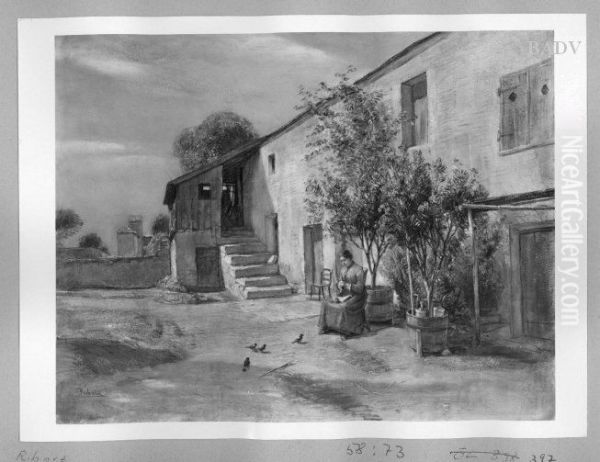country house near Fontainebleau - view 1