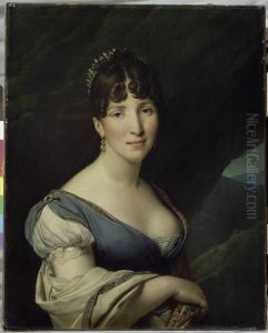 Portrat der Konigin Hortense by Anne-Louis Girodet de Roucy-Triosson