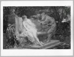 Susanna im Bade by Hans Makart