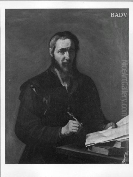 Portrait of a man with pen - view 1