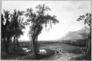 Die Ebene von Capua, von Caserta aus gesehen Die Ebene von Capua, von Caserta aus gesehen