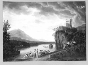 Italian Landscape with a lake Italian Landscape with a lake