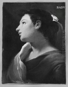 Portrait of a young girl by Ubaldo Gandolfi