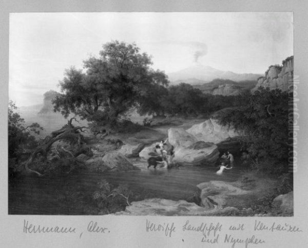 tritons and women in Meeresbucht - view 1
