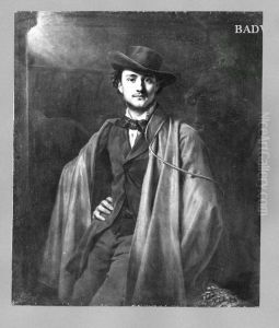 Portrait of the painter Jessner by Carl Steffeck
