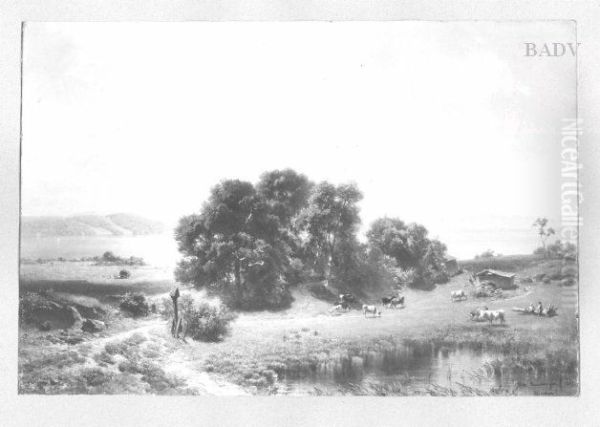 lake of Starnberg, towards south - view 1