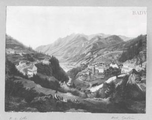 Ansicht von Bad Gastein by Emil Ludwig Lohr