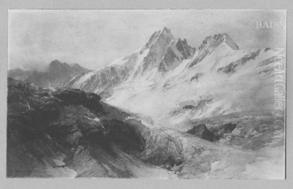 Ansicht des Grossglockners mit der Pasterze - view 1