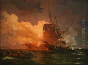 Seeschlacht by Philip James de Loutherbourg