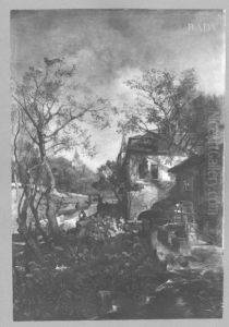 Gemusegarten und Muhle by Emil Jakob Schindler