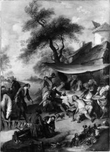 Jagdfruhstuck im Freien by Jean-Baptiste Pater