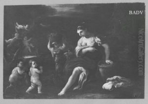 Allegory of fall by Luca Giordano