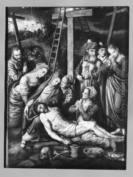the lamentation over christ - view 1