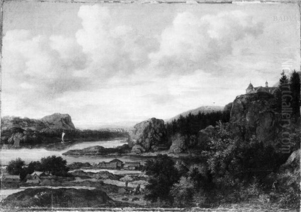 Norwegische Flusslandschaft - view 1