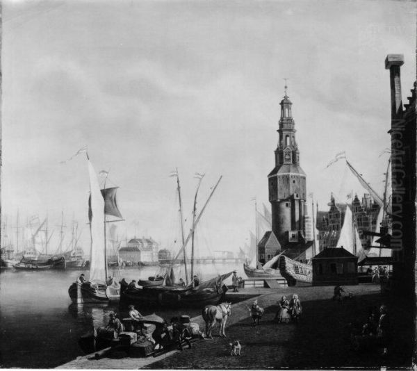 Im Hafen von Amsterdam - view 1