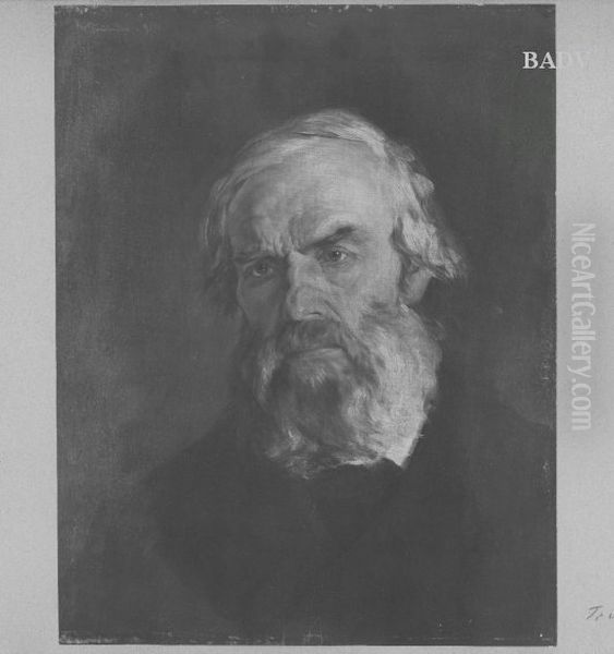 Studienkopf eines bartigen Mannes - view 1