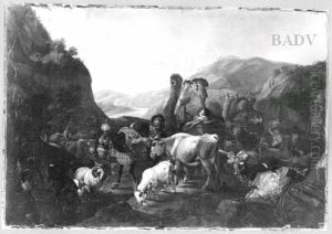 Zug uber das Gebirge