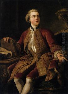 Portrait ofMarquis of Marigny by Jean-Francois de Troy