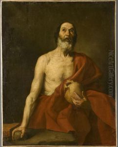 Saint Jerome penitent by Jusepe de Ribera