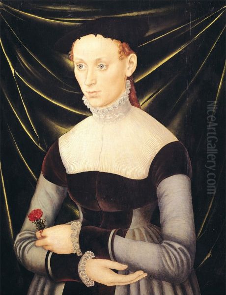 Femme a l'oeillet rouge - view 1