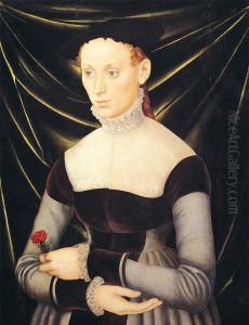 Woman with a Carnation by Lucas Cranach the Elder