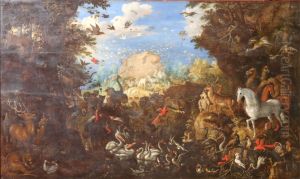 L'Arche de Noe. by Roelant Savery