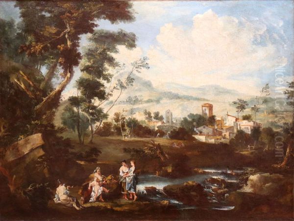 Rest on the bank of a brook - view 1