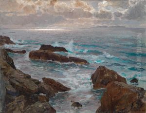 Rocky Coastline by Franz Xaver Hoch