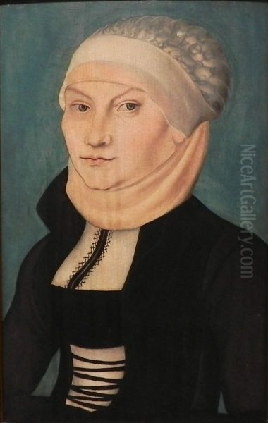 Katharina of Bora, bust-length, facing left - view 1